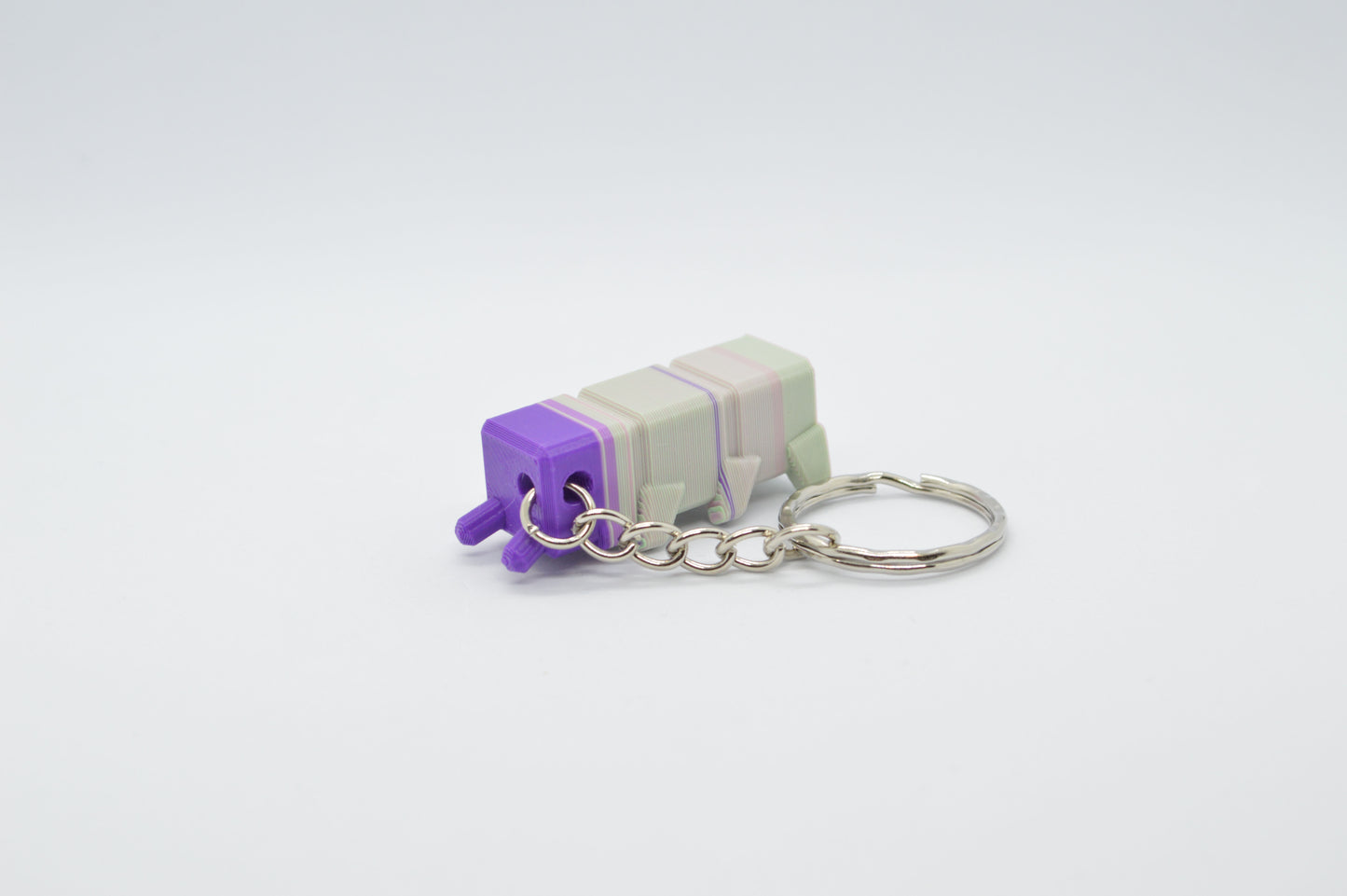 8 Bit Caterpillar Keychain - Flushy